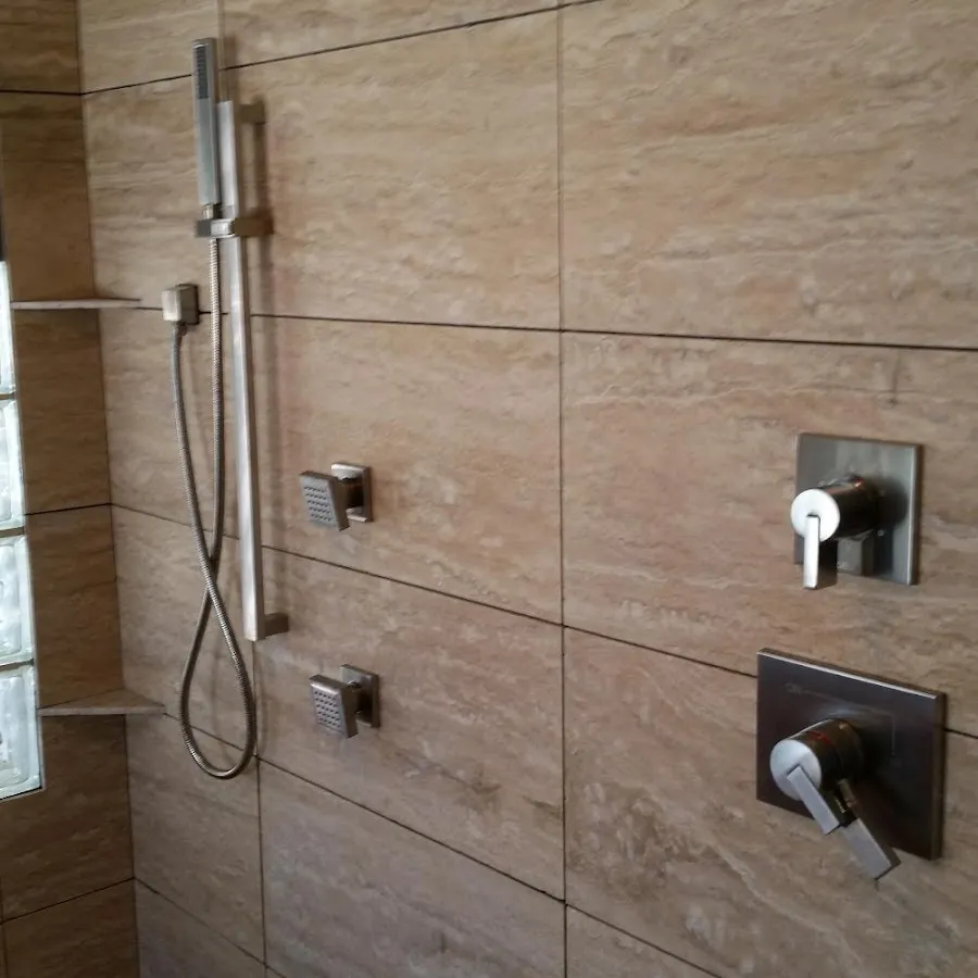 Shower fixture installation for Water Heater Replacement in Sanger